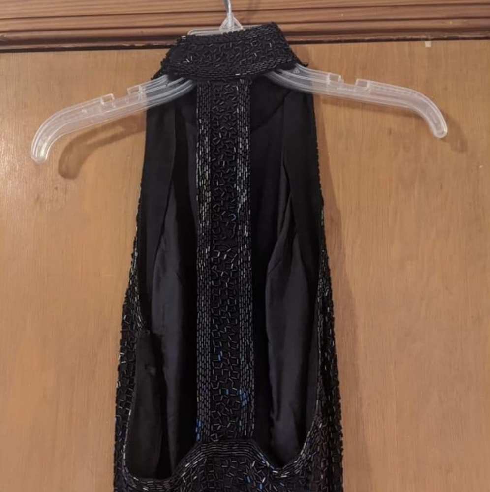 Vintage oleg cassini beaded gown